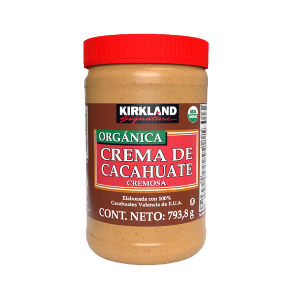 Kirkland, Crema de Cacahuate Orgánica, 793.8g