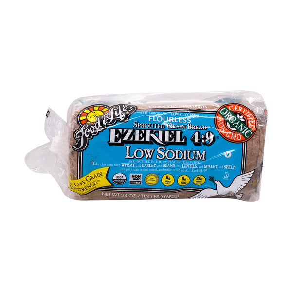 Ezekiel, Pan 0% Sodio Sin Harinas, 680g