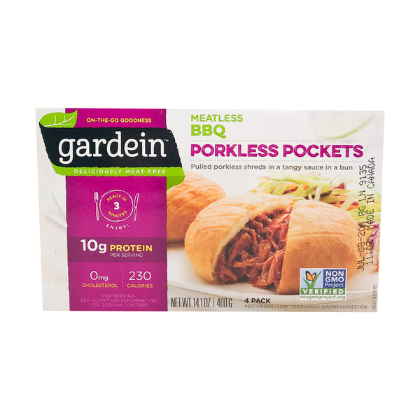 BBQ Porkless Pockets, Gardein, 400g