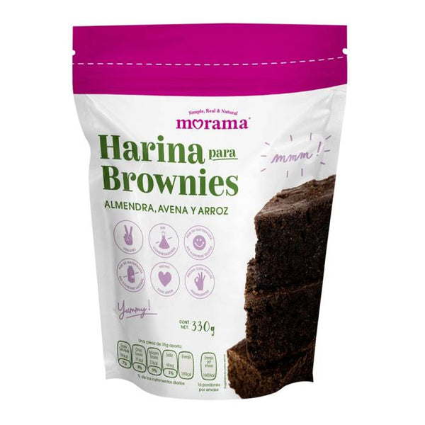 Morama, Harina Para Brownie, Sin Gluten, 440g