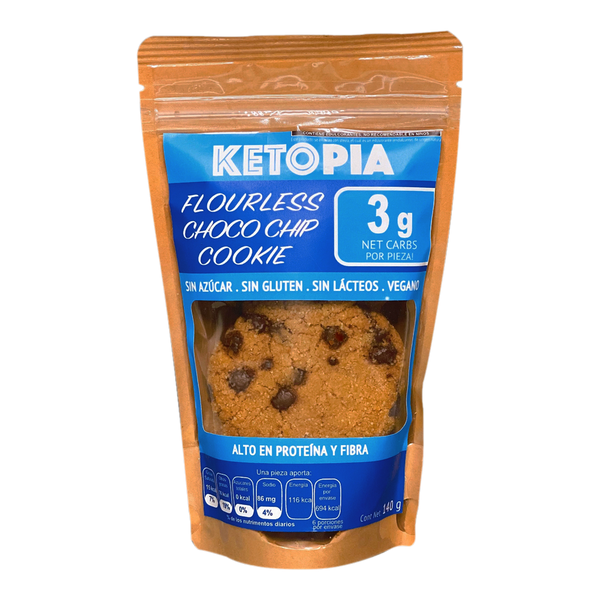 Ketopia, Flourless Choco Chip Cookie, 140g