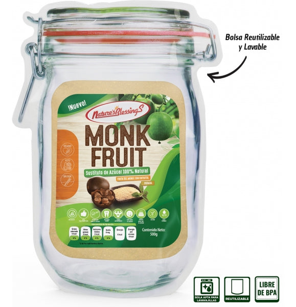 Nature's Blessing, Fruta del Monje Dorada, 500g