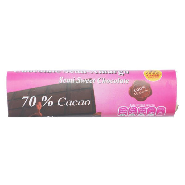 Cacep, Barrita de Chocolate 70% Cacao, 20g