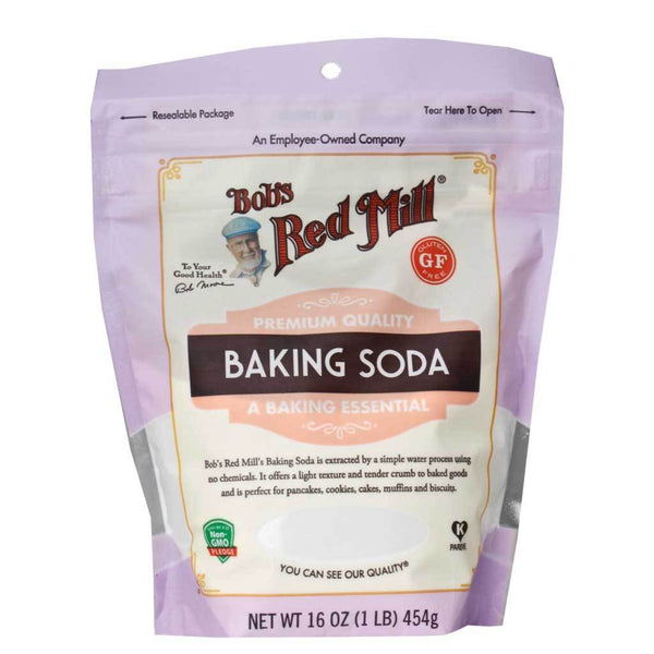 Bob's Red Mill, Baking Soda, Sin Gluten, 453g