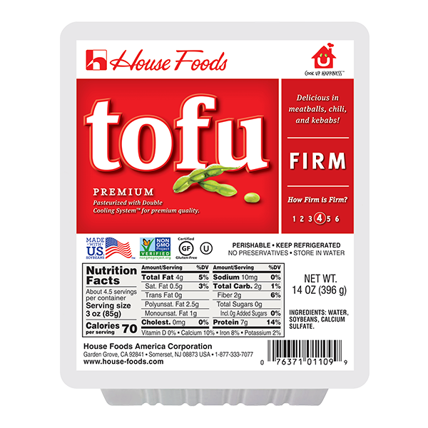 House Foods, Tofu Firme Premium, Sin Gluten, 396g