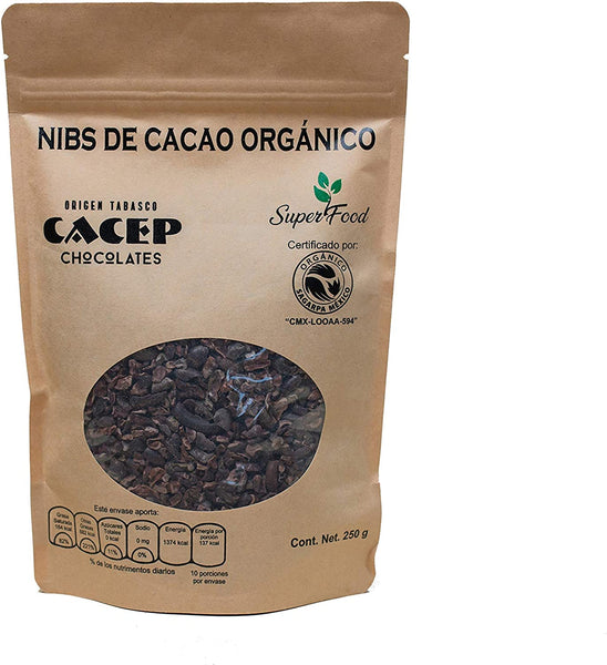 Cacep. Nibs de Cacao Orgánico, 250g