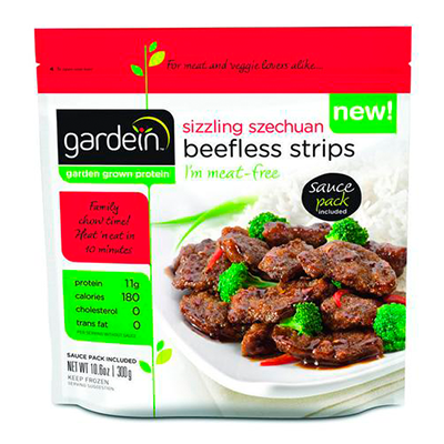 Sizzling Szechuan Beefless Strips, Gardein, 300g