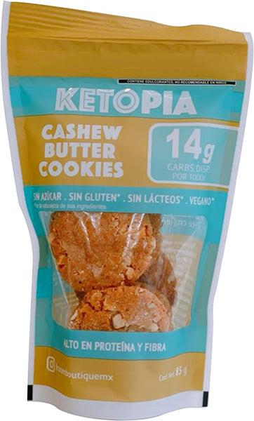 Ketopia, Cashew Butter Cookies, 85g