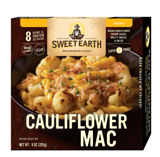 Cauliflower Mac, Sweet Earth