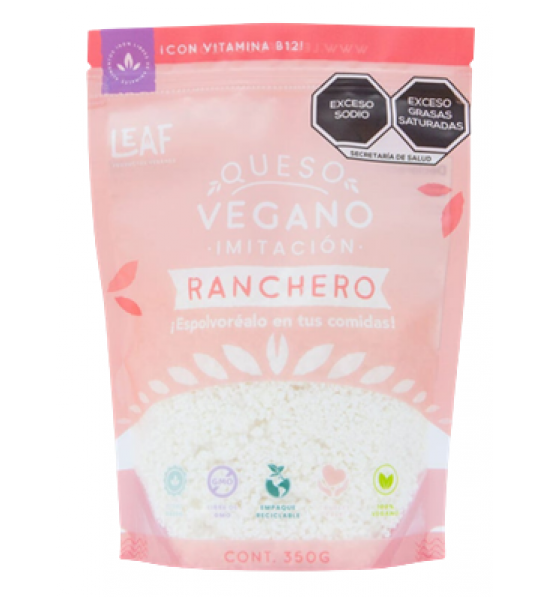 Leaf, Queso Vegano Tipo Rancher, 350g