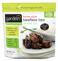 Home Style Beefless Tips, Gardein, 285g