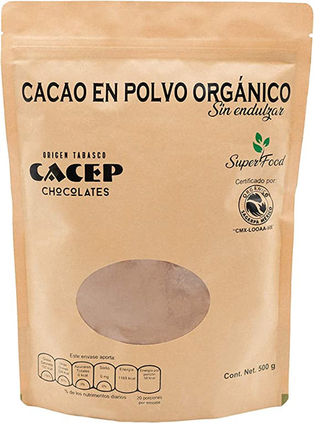 Cacep, Cacao en Polvo Orgánico, 500g